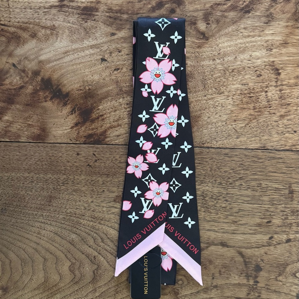 Fashion Cherry Blossoms Twilly/Scarf/Bandeau